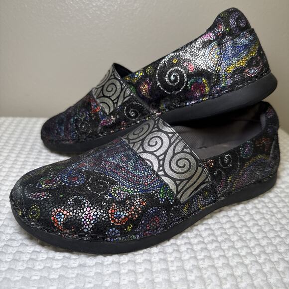Alegria Shoes - Alegria Glee Loafer Surreally Pretty GLE 542 Womens Size EU 39 US 8 Colorful